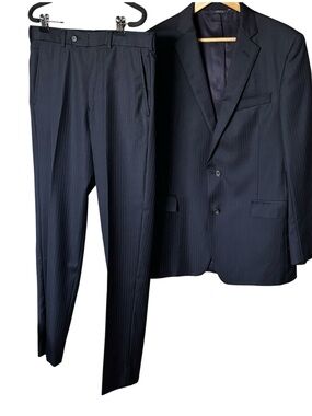 Brooks Brothers 1818 Regent Suit 40L W34 Vitale Barberis Canonico Italian Wool